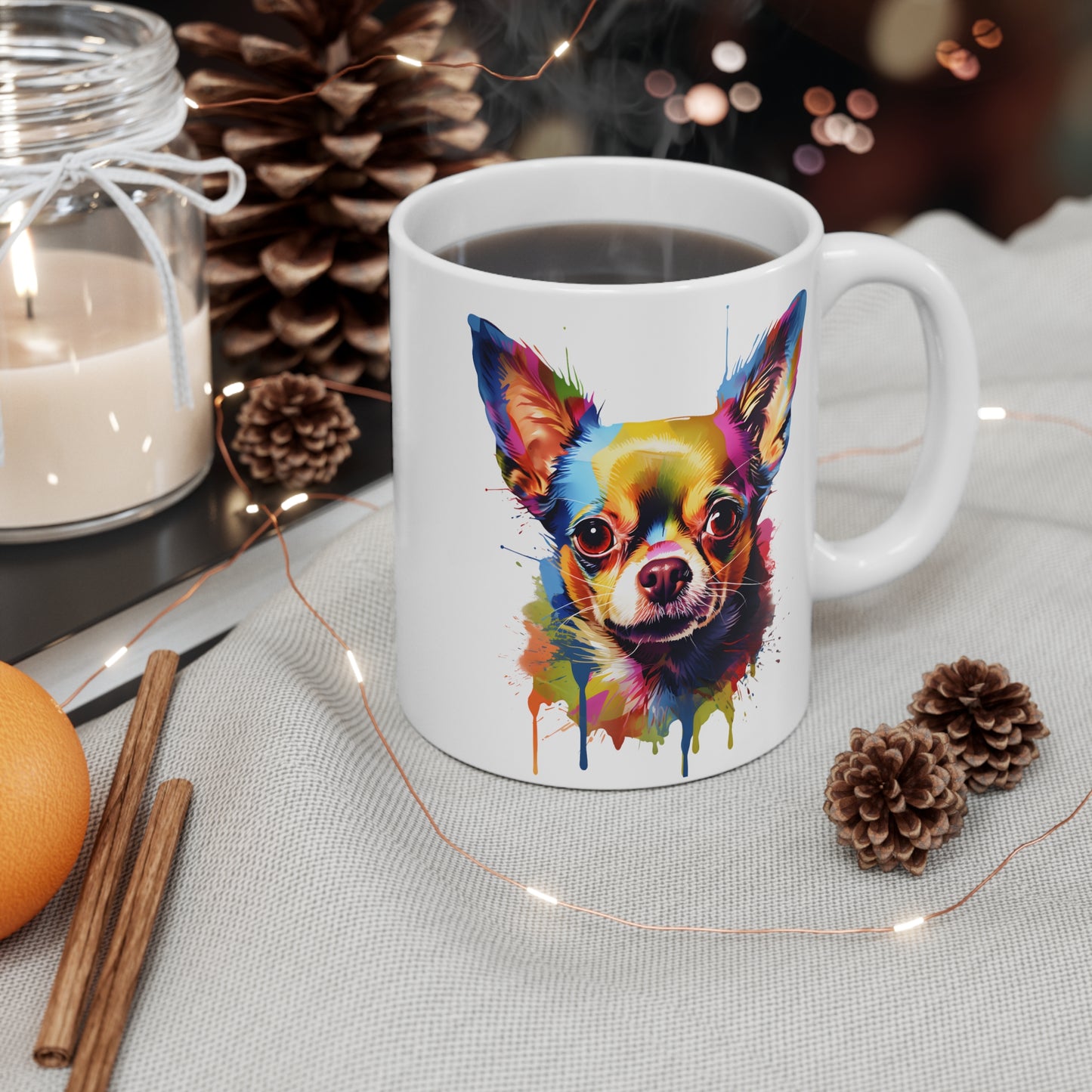 Chihuahua Watercolor Coffee Mug